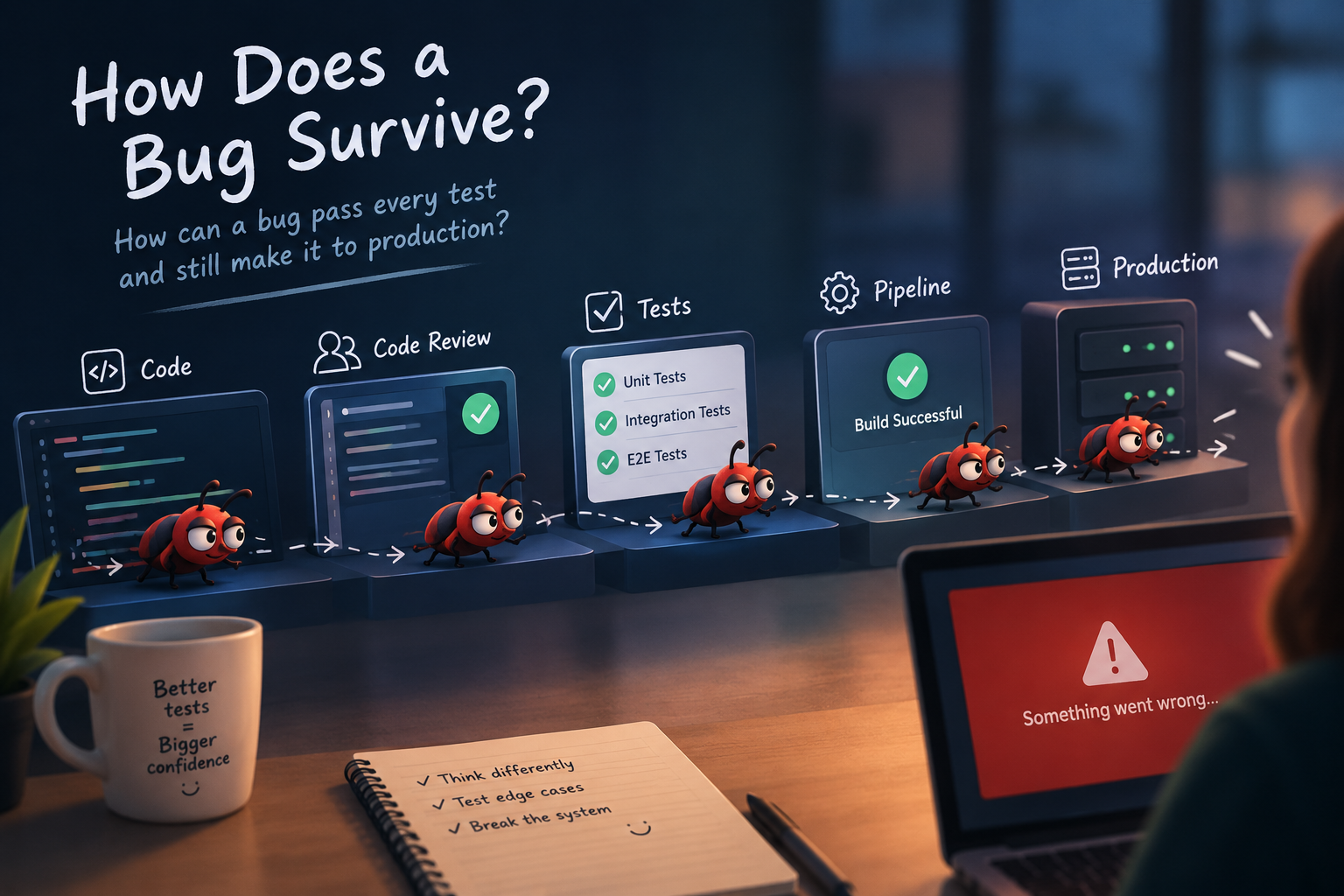 How Does a Bug Survive?